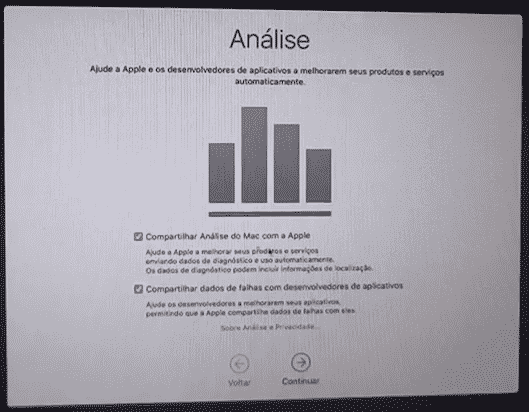 Relatório de falhas